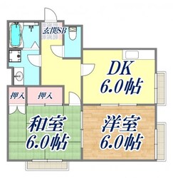 ハピネス浦風2の物件間取画像